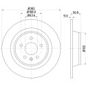 Disque de frein HELLA 8DD 355 118-841