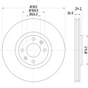Disque de frein HELLA 8DD 355 119-161