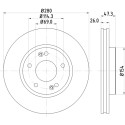 Disque de frein HELLA 8DD 355 120-141
