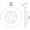 Disque de frein HELLA 8DD 355 120-141