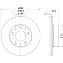 Disque de frein HELLA 8DD 355 122-701