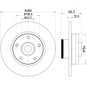 Disque de frein HELLA 8DD 355 123-251