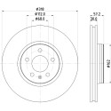 Disque de frein HELLA 8DD 355 125-181