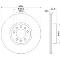 Disque de frein HELLA 8DD 355 125-411