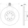 Disque de frein HELLA 8DD 355 125-411