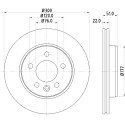 Disque de frein HELLA 8DD 355 125-571