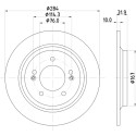 Disque de frein HELLA 8DD 355 126-651