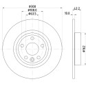 Disque de frein HELLA 8DD 355 126-721