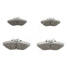 Jeu de plaquettes de frein JAPANPARTS JAPPA-007AF