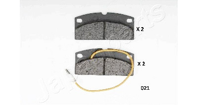 Jeu de plaquettes de frein JAPANPARTS JAPPA-021AF