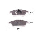 Jeu de plaquettes de frein JAPANPARTS JAPPA-031AF