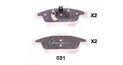 Jeu de plaquettes de frein JAPANPARTS JAPPA-031AF