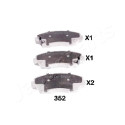 Jeu de plaquettes de frein JAPANPARTS JAPPA-352AF