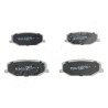 Jeu de plaquettes de frein JAPANPARTS JAPPA-803AF