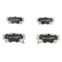 Jeu de plaquettes de frein JAPANPARTS JAPPA-806AF