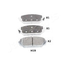 Jeu de plaquettes de frein JAPANPARTS JAPPA-H19AF