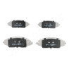 Jeu de plaquettes de frein JAPANPARTS JAPPA-W15AF
