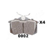Jeu de plaquettes de frein JAPANPARTS JAPPP-0002AF
