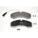 Jeu de plaquettes de frein JAPANPARTS JAPPP-100AF