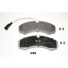 Jeu de plaquettes de frein JAPANPARTS JAPPP-100AF