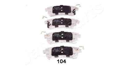 Jeu de plaquettes de frein JAPANPARTS JAPPP-104AF