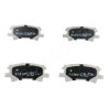 Jeu de plaquettes de frein JAPANPARTS JAPPP-211AF