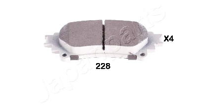 Jeu de plaquettes de frein JAPANPARTS JAPPP-228AF