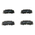 Jeu de plaquettes de frein JAPANPARTS JAPPP-302AF