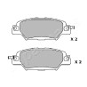 Jeu de plaquettes de frein JAPANPARTS JAPPP-318AF