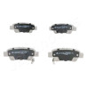 Jeu de plaquettes de frein JAPANPARTS JAPPP-400AF