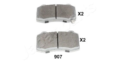 Jeu de plaquettes de frein JAPANPARTS JAPPP-907AF