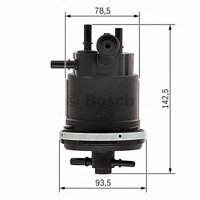 Filtre à carburant BOSCH 0 450 907 001