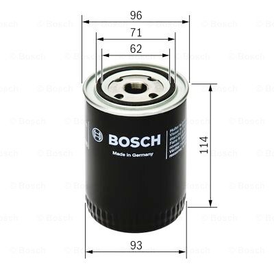 Filtre à huile BOSCH 0 451 103 217
