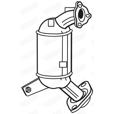 Filtre à particules / à suie, échappement