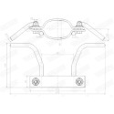 Suspension, échappement WALKER 80352