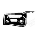 Suspension, échappement WALKER 80403