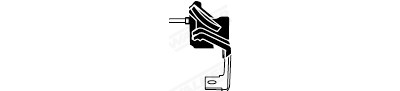 Suspension, échappement WALKER 80426