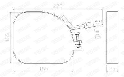 Suspension, échappement WALKER 80597