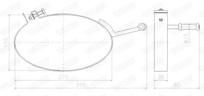 Suspension, échappement WALKER 80610