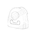 Suspension, échappement WALKER 80758
