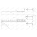 Suspension, échappement WALKER 81569