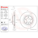 Jeu de disques de frein BREMBO 09.C515.11