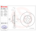 Jeu de disques de frein BREMBO 09.C654.11