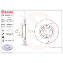 Jeu de disques de frein BREMBO 09.C825.11