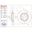 Disque de frein BREMBO 09.D218.11