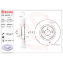 Jeu de disques de frein BREMBO 09.D428.11