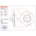Jeu de disques de frein BREMBO 09.D571.11