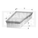 Filtre à air MANN-FILTER C 24 104