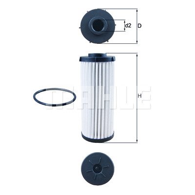 Filtre hydraulique, transmission automatique MAHLE ORIGINAL HX 139D
