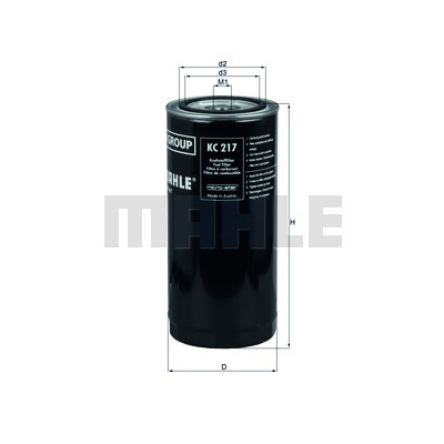 Filtre à carburant MAHLE ORIGINAL KC 217